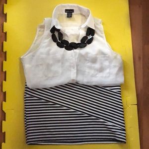 ❤️ CLOSET CLEAR OUT ❤️ Black & white skirt